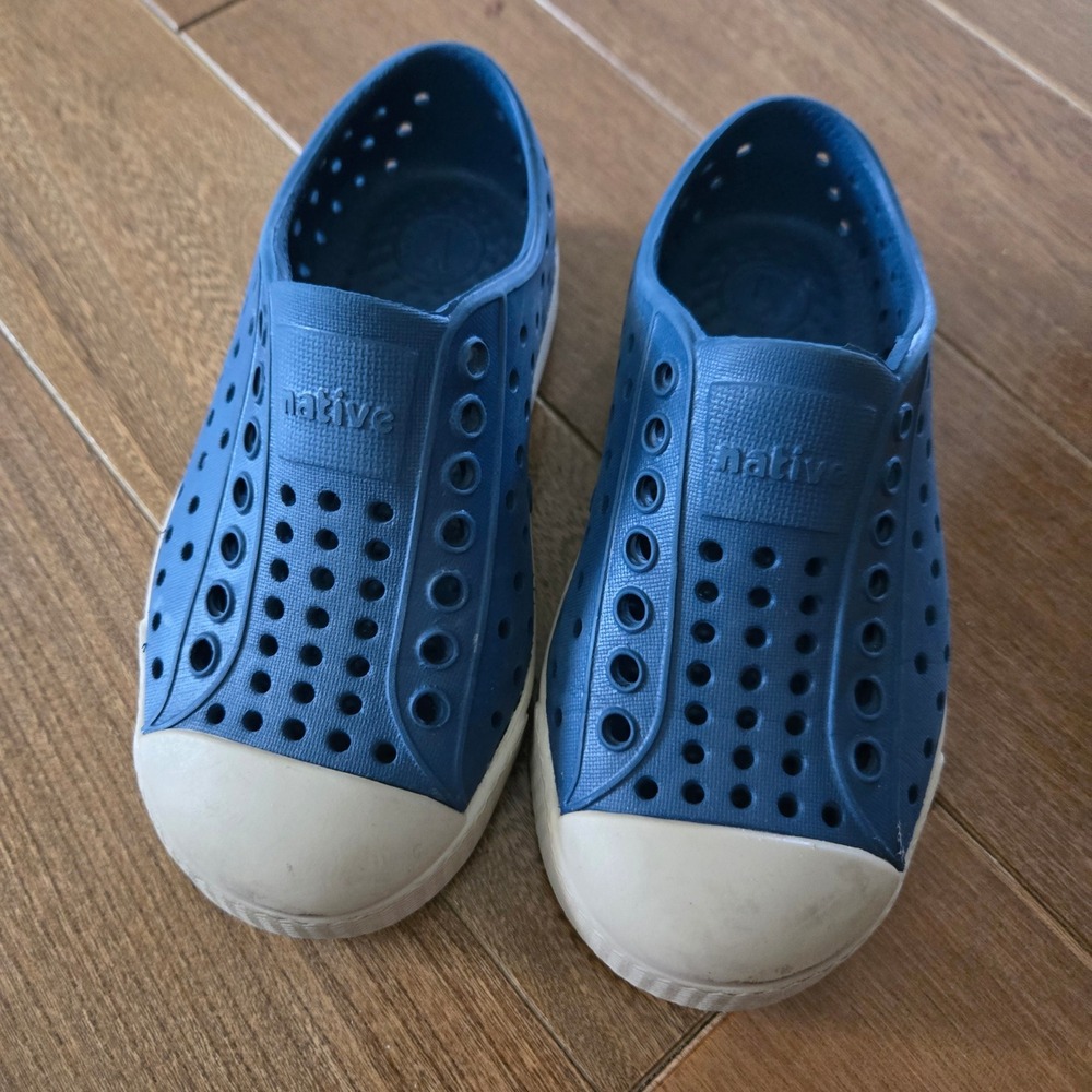 Native Jefferson Kids Blue EVA Slip On Water Shoes Size C8